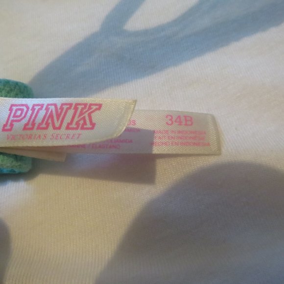 Victoria's Secret PINK Green Lace Date Lightly Lined Bra 848 - Picture 3 of 3